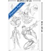 Trends International Marvel Sketch - Spider-Man Unframed Wall Poster Prints - 3 of 4