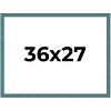 PosterPalooza | Simple Blue Picture Frame - UV Acrylic, Backing Board, Hanging Hardware Included - 2 of 4
