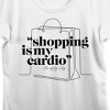 Sex and the City (TV Series) Shopping Is My Cardio Women's White Short Sleeve Tee - 2 of 3