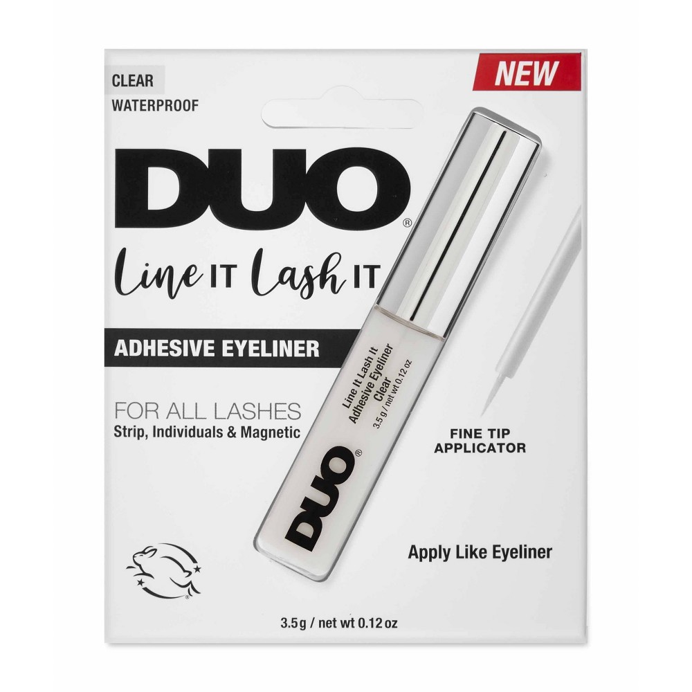 Photos - Other Cosmetics DUO Line It Lash It Adhesive Eyeliner - Clear - 0.12oz 