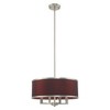 Livex Lighting Park Ridge 4 - Light Pendant in  Brushed Nickel - 2 of 3