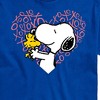 Men's - Peanuts - Snoopy Woodstock Xo Heart Short Sleeve Graphic T-Shirt - 2 of 4