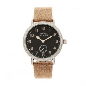 Elevon Northrop Wool-Overlaid Leather-Band Watch - 1 of 4