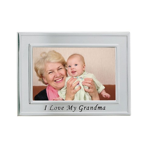 I Love My Grandad Brushed Aluminium 4 x 6 Photo Picture Frame 