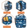 OPUX Insulated Lunch Box, Soft School Cooler Bag Kids Boys Girls, Leakproof Reusable Compact Small Pail Tote Men Women Adult Work - 4 of 4