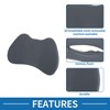 Unique Bargains Car Headrest Lumbar Support Memory Foam Ergonomic Design - 2 of 4
