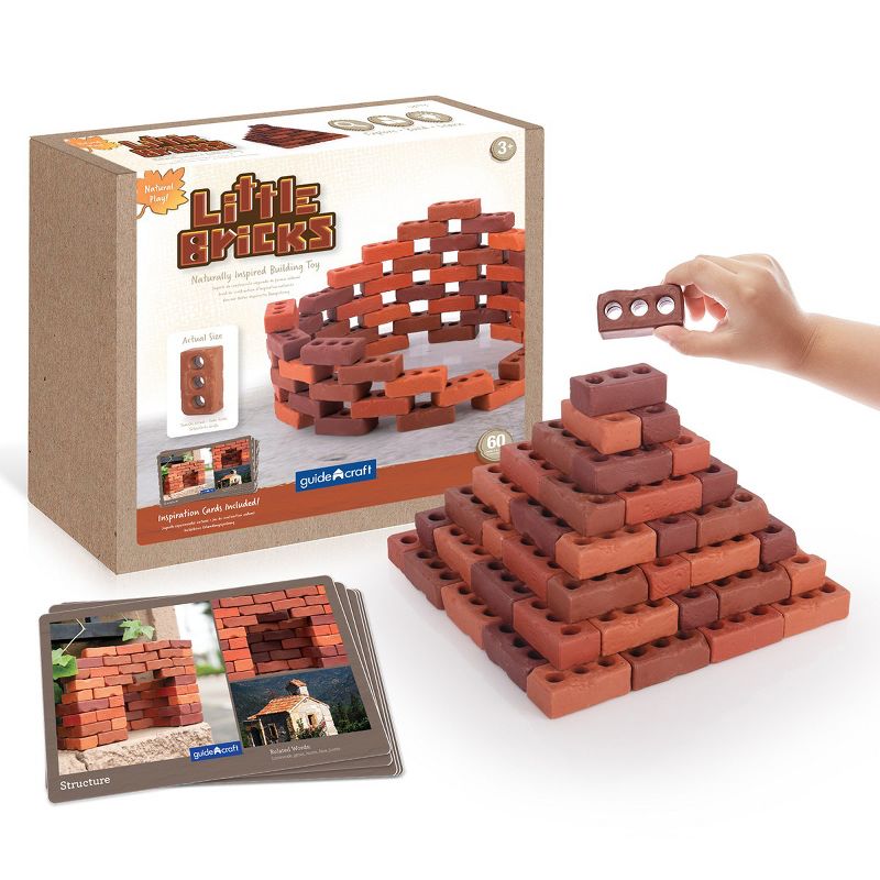 Guidecraft Little Bricks Construction Set - 60 Pieces, 1 of 9