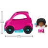 Fisher-Price Little People Barbie Pink Convertible with Figure Toddler Toy - 2 of 2