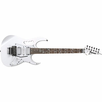 Ibanez JEMJR JEM/UV Steve Vai Signature 6-String Electric Guitar (White)