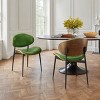 Art Leon Set of 2 Faux Leather and Bentwood Dining Chair with Metal Legs - 4 of 4
