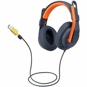 Logitech Zone Learn Headset - Stereo - USB Type C - Wired - On-ear - Binaural - Circumaural - 4.30 ft Cable - Omni-directional Microphone - 1 of 4