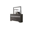 Matrix Traditional 7 Drawer Dresser made with Wood in Gray - 3 of 4
