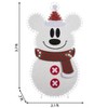 Disney 44-inch Flat-Tastics Mickey Mouse as Snowman Pre-lit LED Christmas Yard Decor - 4 of 4