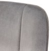 Set of 2 Welland Arm Dining Chairs Gray - Lifestorey: Upholstered, Mid-Century Modern, Wood Composite Frame - 4 of 4