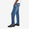 CULTURA Men's Saddle Stitch Relaxed Slim Fit Jeans - 3 of 4