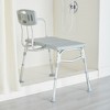 McKesson Knocked Down Bath Transfer Bench Adjustable Height up to 400 lbs 2  Ct - 4 of 4
