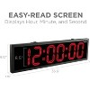 Ivation Waterproof Large Digital Clock, Outdoor Large LED Clock with Stopwatch, Alarms & More! - 4 of 4