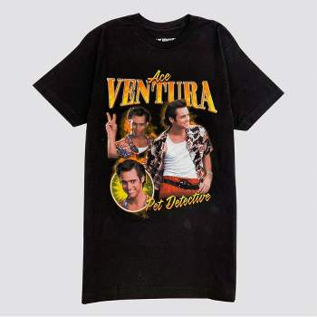 Men's Ace Ventura: Pet Detective Short Sleeve Graphic T-Shirt - Black