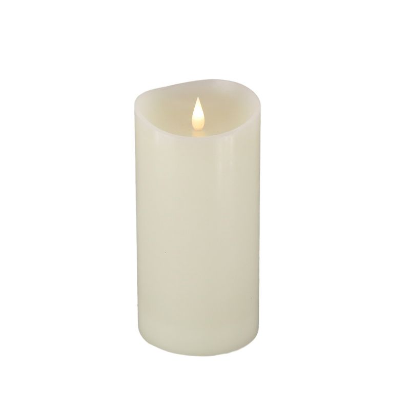 8" HGTV LED Real Motion Flameless Ivory Candle Warm White Light - National Tree Company, 1 of 5