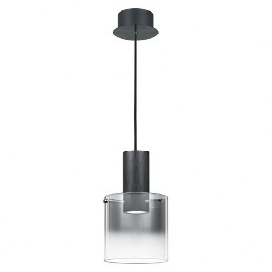 Quoizel Lighting Kilmer 1 - Light Pendant in  Earth Black - 1 of 4