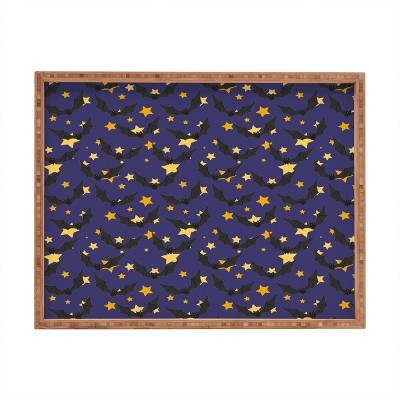 Hannah Kemp Field of Daisies Rectangular Tray - Deny Designs
