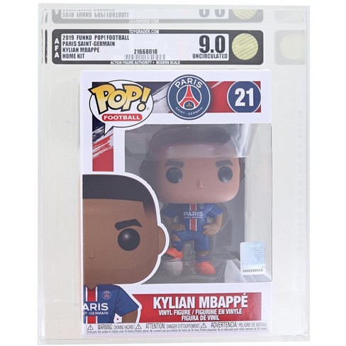 Funko Psg Funko Pop Football Vinyl Figure  Kylian Mbappã© Graded Afa 9.0 :  Target