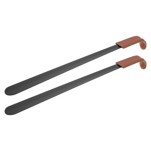 Unique Bargains Stainless Steel Curved Handle Shoe Horn 2 Pcs Target