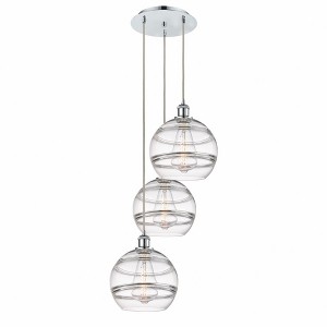Rochester - 3 Light Cord Hung Multi Pendant In Industrial Style-35.63 Inches Tall and 16.5 Inches Wide - 1 of 1