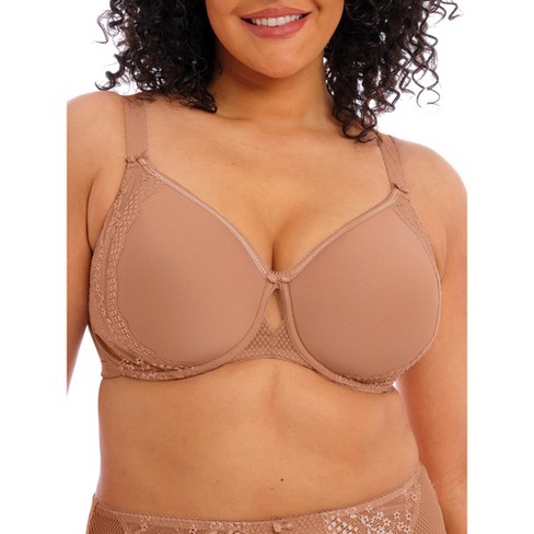 Elomi Women's Cate Side Support Wire-free Bra - El4033 46ff Rosewood :  Target