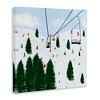 Stupell Industries Ski Lift Mountain Landscape, 24" x 24" - 3 of 4