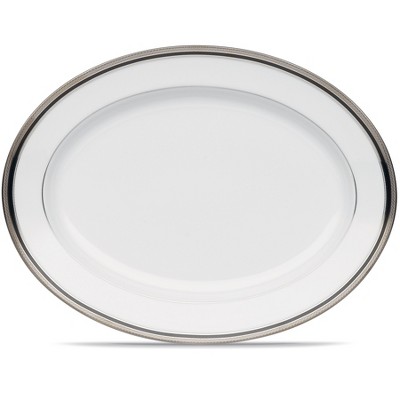 Noritake Austin Platinum Medium Oval Serving Platter