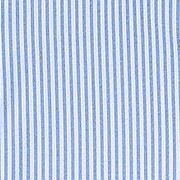 clear blue/white stripe