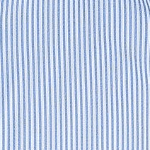 clear blue/white stripe