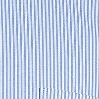 clear blue/white stripe