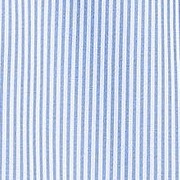 clear blue/white stripe