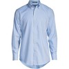 Lands' End School Uniform Men's Tailored Fit No Iron Solid Supima Cotton Pinpoint Buttondown Collar Dress Shirt - 3 of 4