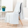 Chanasya Faux Fur Embossed Fuzzy Throw Blanket - 3 of 4