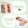 White Queen Floor Bed with Guardrails & Door for Kids - 3 of 4