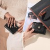 BEAFUP Small Wallets for Women Leather RFID Blocking Bifold Zipper Pocket Wallet with ID Window - 2 of 4