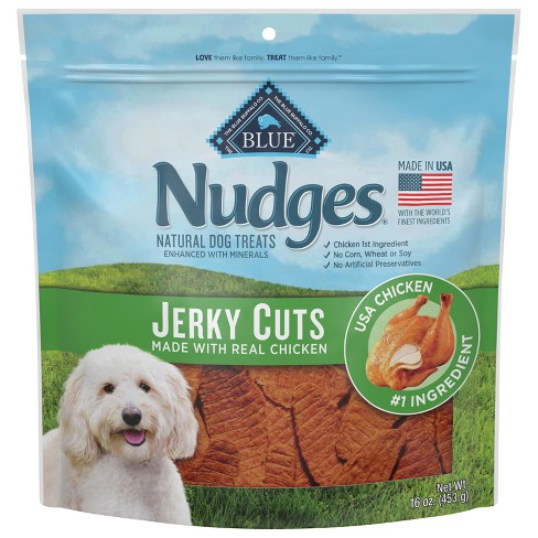 Nudges Blue Buffalo Jerky Cuts Natural Dog Treats With Chicken