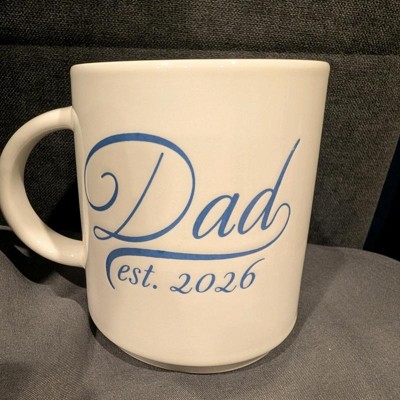 14oz Dad Est.2026 Stacking Mug White - Room Essentials : Target
