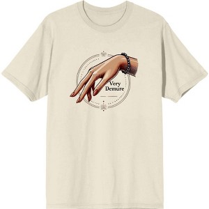 Very Demure Hand With Bracelet Adult Crew Neck Short Sleeve Tee - 1 of 2
