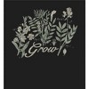 "Grow" Inspirational Vintage Botanicals  Adult Long Sleeve Hoodie - 2 of 2