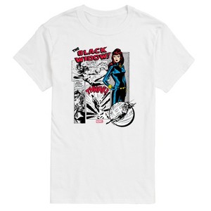 Men's - Marvel - Black Widow Panels Short Sleeve Graphic T-Shirt - 1 of 4