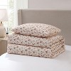 Nestl Modern Comforter, 3pc Floral Comforter Set, Floral Bedding Set - 3 of 4
