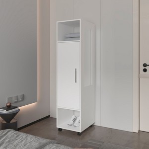 CAVINAS Wardrobe Closet,Armoire Wardrobe Closet with Mirror,Door,Open Storage,Wardrobe Cabinet for Small Bedrooms,Tight Spaces,Dressing Room - 1 of 4