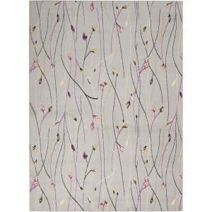 Nourison Grafix Flowing Vines and Blooms Indoor Area Rug - 1 of 4