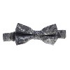 Gioberti Men's Formal 4pc Metallic Paisley Vest Necktie Bowtie and Pocket Square - 4 of 4
