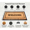 A1HC Coir and Rubber Door Mat 24"x48", Durable Non-Slip Large Welcome Mat for Entryway, Patio - 4 of 4
