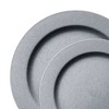 Smarty Had A Party Matte Steel Gray Plastic Dinnerware Set - 120 Sets - 2 of 2